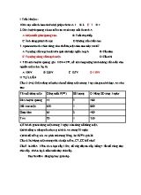 Đề kiểm tra học kỳ 2 môn Công nghệ Khối 8